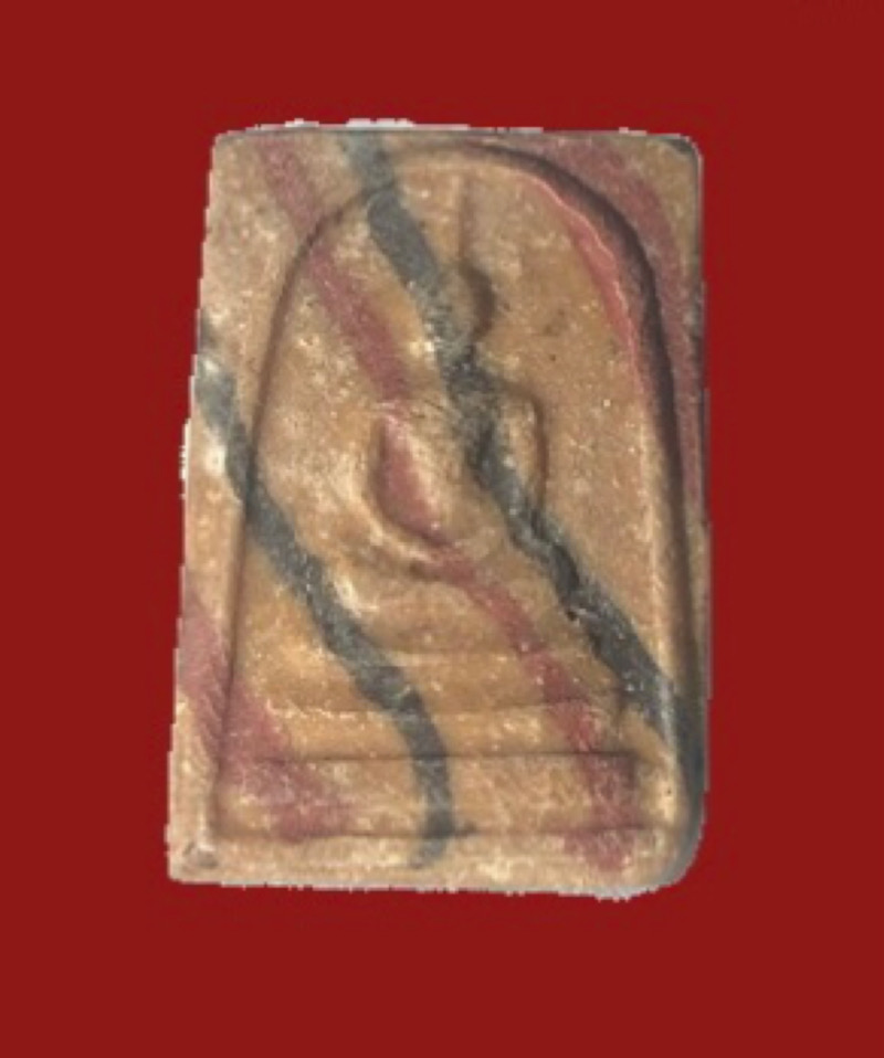 สมเด็จสายรุ้งพิมพ์คะแนนเนื้อผงน้ำมัน หลังยันต์ห้า(ยันต์จม)