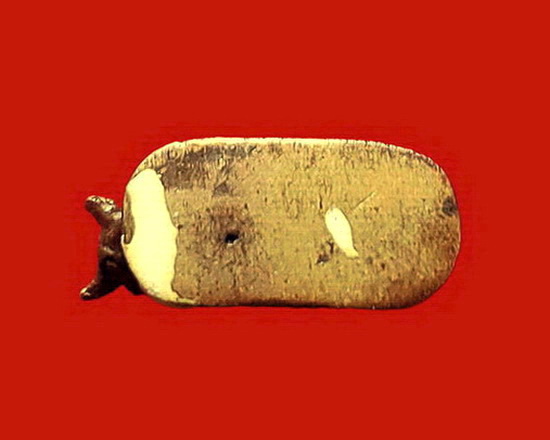 วัวธนูหลวงพ่อแช่ม วัดดอนยายหอม จ.นครปฐม เนื้อทองผสม สวยมากค่ะ