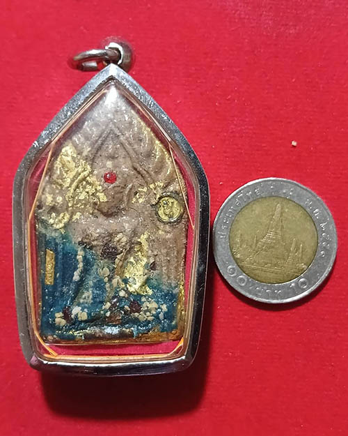  พระขุนแผนนำโชคตะกรุดทองคำ หลวงปู่ลี วัดภูผาแดง จังหวัดอุดรธานี