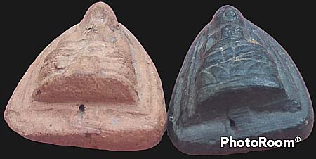 *พระชัยวัฒน์กลีบบัว พิมพ์สมาธิ สมเด็จพระสังฆราชฯ (อยู่ ญาโณทัย) วัดสระเกศฯ กทม. ปี๒๕๐๖*