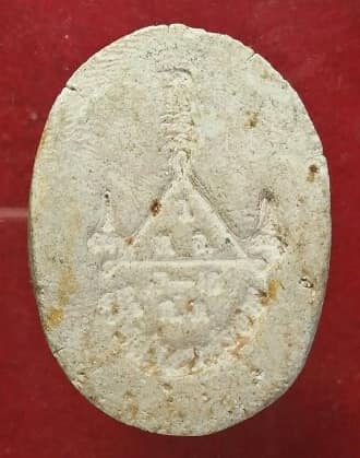 พระพุทธทาทองหลังยันต์ เนื้อผง 