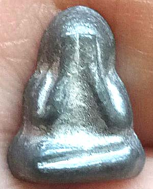 *ปิดตาข้าวตอกแตก เนื้อชิน หลังรอยจาร ท่านเจ้าคุณผล วัดหนัง ฝั่งธนฯ*