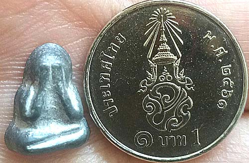 *ปิดตาข้าวตอกแตก เนื้อชิน หลังรอยจาร ท่านเจ้าคุณผล วัดหนัง ฝั่งธนฯ*