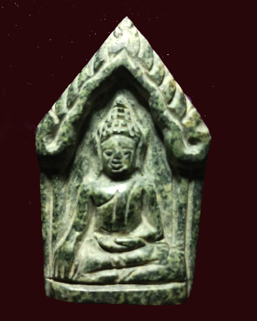 พระหินหยกพิมพ์ขุนแผน หลวงปู่ฟัก(เขาน้อยสามผาน) จังหวัดจันทบุรี    