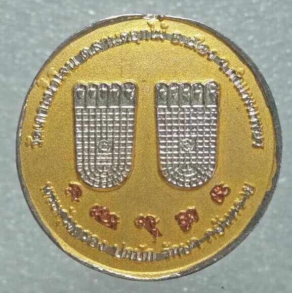 เหรียญพระพุทธสักสีหไสยาสน์ อุปปาตะสันติ วัดเกาะนาเจน กำแพงเพชร 