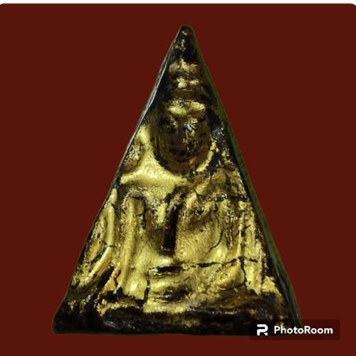 พระสมเด็จนางพญาวัดโพธิ์ ลงลักปิดทองแท้ อ.สงัด วัดโพธิ์ พ.ศ.2517 มวลสารเก่า หลวงปู่โต๊ะ ปลุกเสก