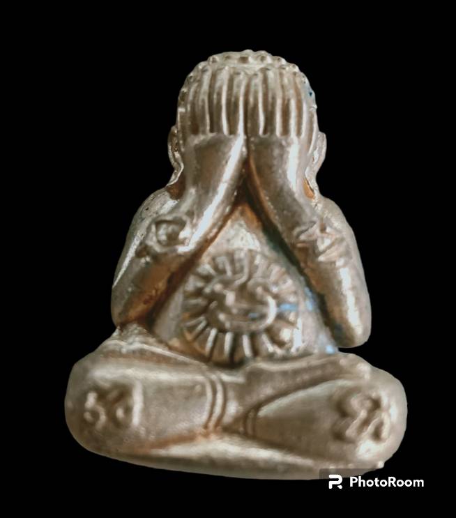 พระปิดตาอุดมทรัพย์ รวยทันใจ หลวงปู่หมุน วัดป่าโนนเมือง จ ร้อยเอ็ด ปี2561