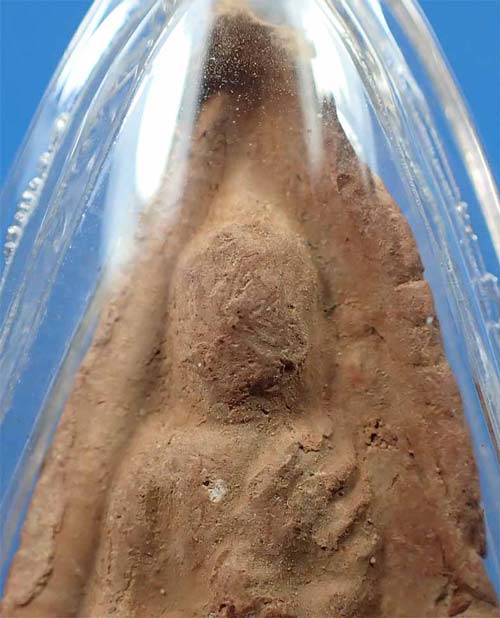 พระพุทโธน้อย แม่ชีบุญเรือน หลังยันต์เฑาะว์ดอกบัว+บัตรรับรองพระแท้*33