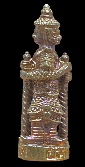 รูปหล่อลอยองค์ ท้าวเวสสุวรรณ 2 หน้า ปีพ.ศ. 2545 วัดจุฬามณี สมุทรสงคราม(2)