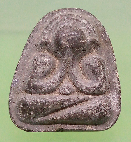 พระปิดตาหลวงพ่อเณร วัดแสนสุข ชลบุรี ปี2519 ผสมผงเก่า ลพ.แก้ว วัดเครือวัลย์