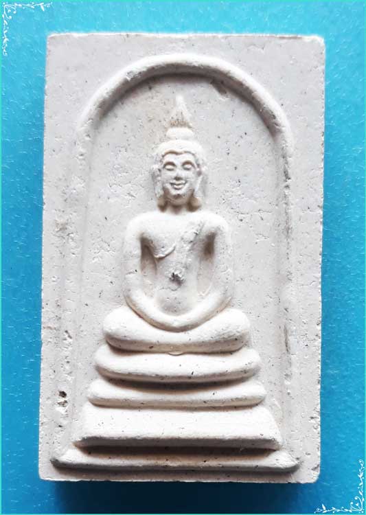 ..วัดกระซ้าขาว สค. พระสมเด็จมหาลาภ พิมพ์สามชั้น เนื้อผงเก่าๆ หลังยันต์ รุ่น สร้างโบสถ์ ปี 39..