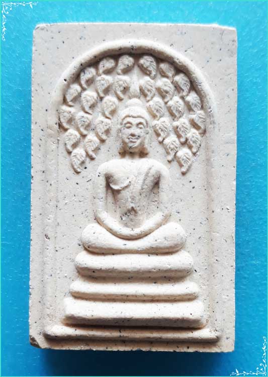 ..วัดกระซ้าขาว สส. พระสมเด็จ พิมพ์ปรกโพธิ์ เนื้อผงเก่าๆ หลังยันต์ รุ่น สร้างโบสถ์ ปี 39..