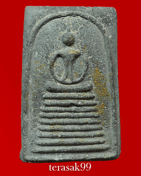 พระสมเด็จพิมพ์9ชั้น วัดประสาทฯ กทม. เนื้อดำ ปี2506 สวยๆหายาก