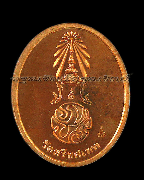 เหรียญพระพุทธนวราชบพิตร หลังพระปรมาภิไธย ภปร. ปี54  เนื้อทองแดงขัดเงา (2)