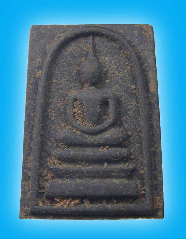 สมเด็จหล่อ รุ่น บันดาลทรัพย์ เนื้อรวมมวลสารเทดินไทย หลวงพ่อสุพจน์ วัดห้วงพัฒนา ตราด