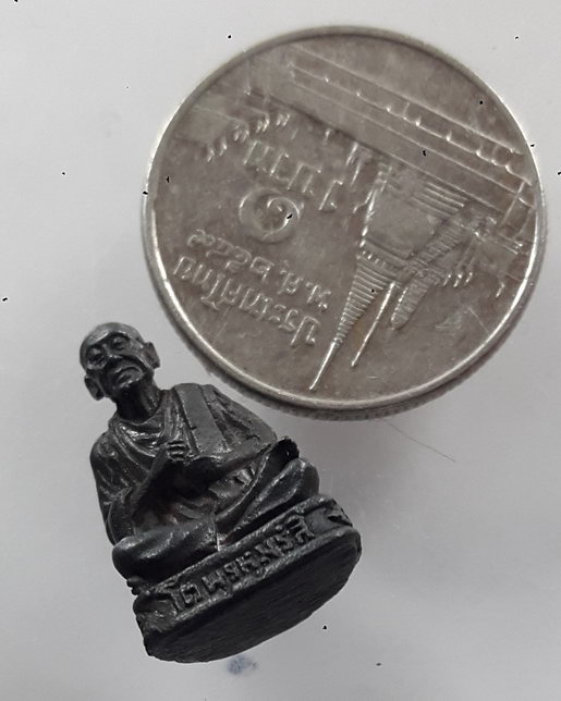 " รูปหล่อลอยองค์ สมเด็จพุฒาจารย์โต พรหมรังสี บางขุนพรหม ปี 2517 พิมพ์เล็ก เนื้อนวะ ตอกโค๊ต สวยกริ๊ปป