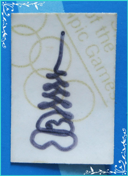 ..ลป.แร่ วัดเซิดสำราญ ชบ. รูปถ่ายสี เต็มองค์ หลังเรียบ มีรอยจารหมึก..