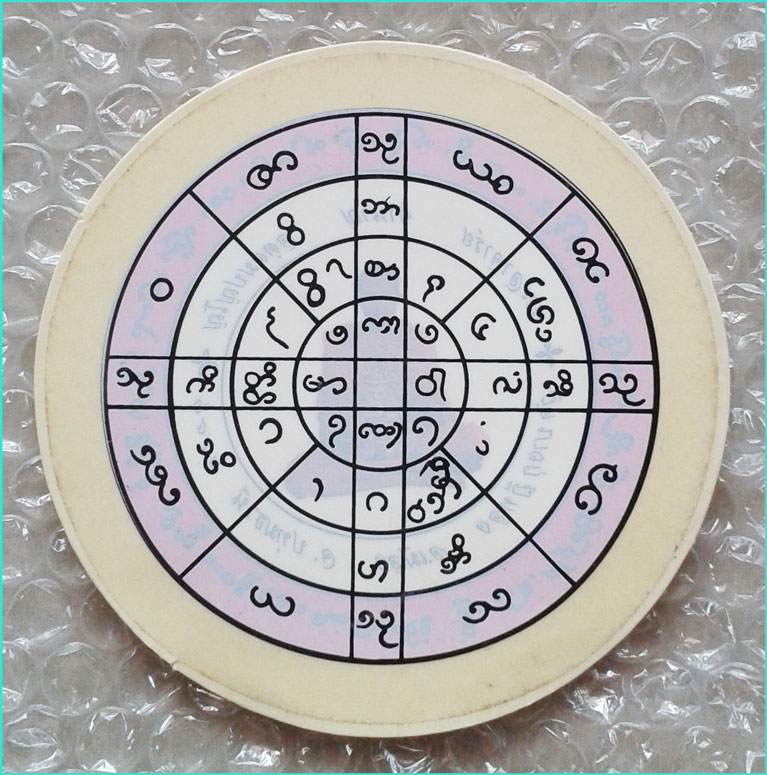 ..ลพ.ชำนาญ วัดบางกุฎีทอง สติ๊กเกอร์สี ครึ่งองค์ ติดรถ..