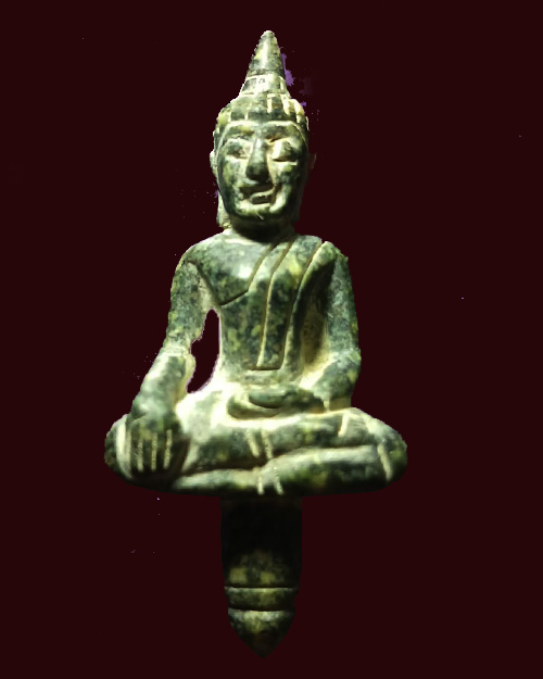 พระหินหยกพิมพ์ยอดธง หลวงปู่ฟัก(เขาน้อยสามผาน) จังหวัดจันทบุรี    