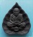 ..วัดเขาสูงแจ่มฟ้า ลพ.ทวด วัดช้างไห้ พระผงรูปเหมือน พิมพ์ใบโพธิ์ เนื้อผง หลัง ลพ.ทวีศักดิ์ ผงสีดำ..