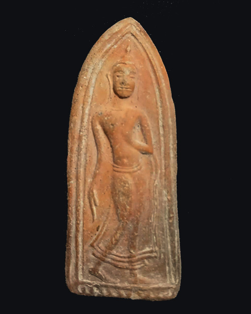 พระผงวัดประสาทบุญญาวาส กรุงเทพ ปี2506 พิมพ์วันทาเสมา เนื้อขาว