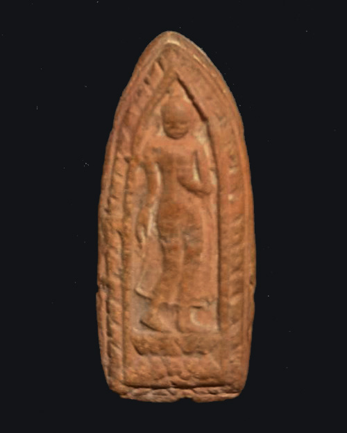 พระผงวัดประสาทบุญญาวาส กรุงเทพ ปี2506 พิมพ์วันทาเสมา เนื้อขาว