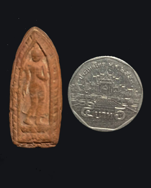 พระผงวัดประสาทบุญญาวาส กรุงเทพ ปี2506 พิมพ์วันทาเสมา เนื้อขาว