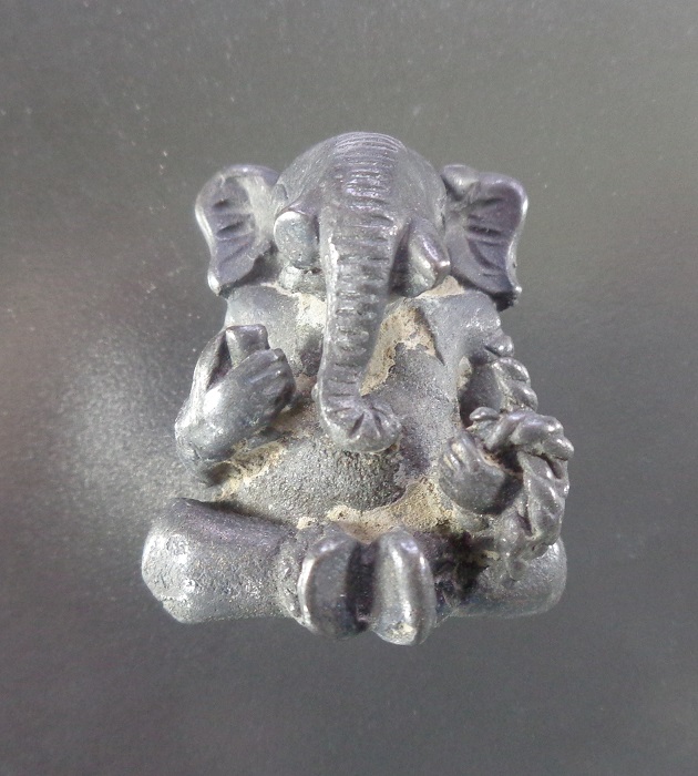 รูปหล่อพระพิฆเณศวร เนื้อสัมฤทธิ์ ขนาดหน้าตัก 1 นิ้ว สวยครับ