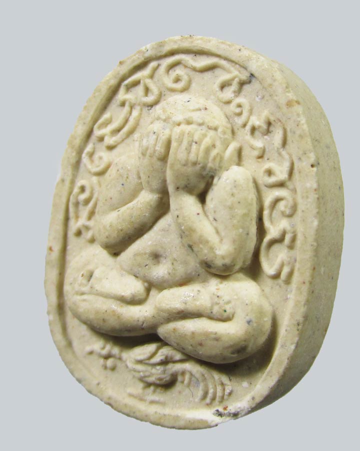 พระปิดตาพุทธเมตตา หลวงปู่วิเวียร วัดดวงแข ปี2536 กรุงเทพฯ