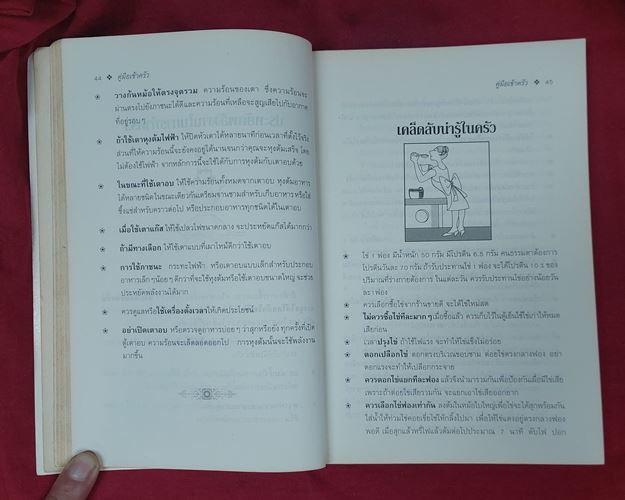 (ปิด59-)คู่มือเข้าครัว "โดยวัลยา ภู่ภิญโญ" 14.5x21.3ซ.ม. 272หน้า (มือ2)