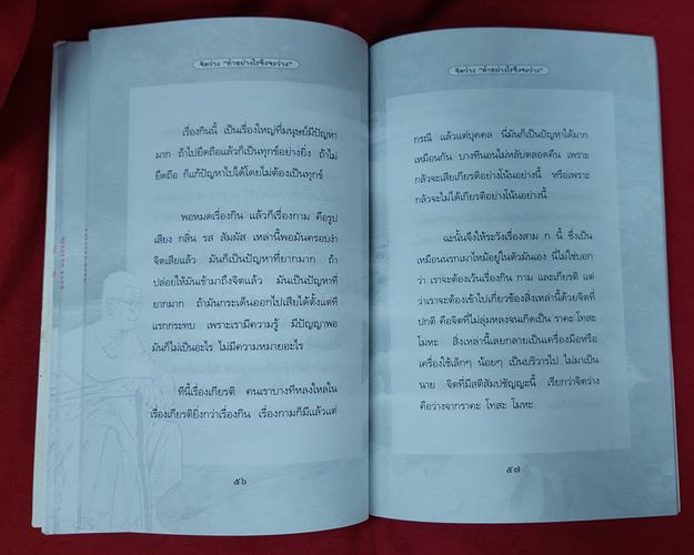 (ปิด49-)หนังสือ "ทำอย่างไรจึงจะว่าง" โดยท่านพุทธทาสภิกขุ กว้าง14.4x20.8ซ.ม. 79หน้า (มือ2)