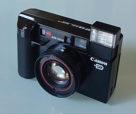 กล้องเก่า CANON รุ่น AF35ML สวย คลาสสิคแฟลชแบบป็อปอัพ QuartzdateCanon Lens 40mm. Auto Focus