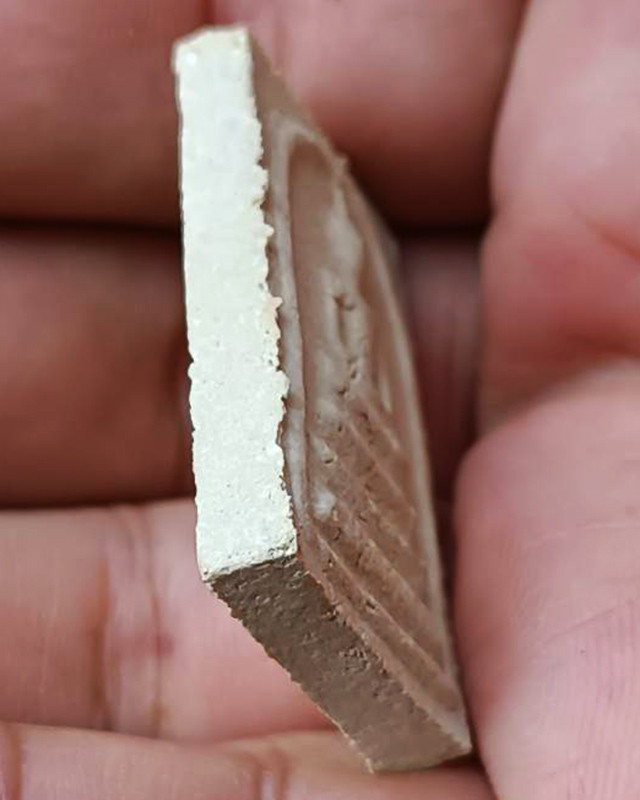 สมเด็จหลวงปู่ลำภู วัดใหม่อมตรส (บางขุนพรหม) หลังยันต์จม มวลสารเศษพระสมเด็จบางขุนพรหมกรุเก่า