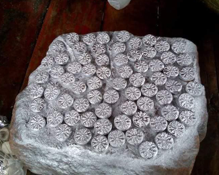 พระงบน้ำอ้อย หลวงปู่มหาศิลา สิริจันโท วัดธาตุประทับ จ.ร้อยเอ็ด