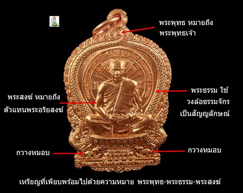 เหรียญนั่งพาน หลวงพ่อสิน วัดละหารใหญ่ จัดสร้างโดย วัดบ้านคลอง จ.ชลบุรี หลังยันต์ห้า