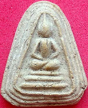 *พระผงหลวงปู่นาค วัดระฆังฯ พิมพ์สมาธิ ซุ้มโค้งข้างเส้น ปี๒๕๐๐*