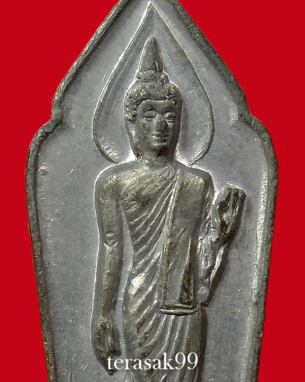 พระพุทธ 25 ศตวรรษ พิมพ์นิยมมีเข็ม เนื้อชินตะกั่ว ปี2500 สวยๆราคาเบาๆ(1)