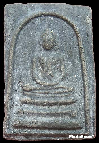 *พระผงวัดประสาทบุญญาวาส กทม. ปี๒๕๐๖ พิมพ์พระประธานมีหน้ามีตา เนื้อเทา *