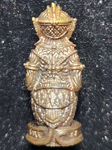 วัดเนินสุทธาวาส ชลบุรี หนุมานหลวงปู่เกลี้ยง รุ่นทำบุญอายุ 98 ปี  2545 