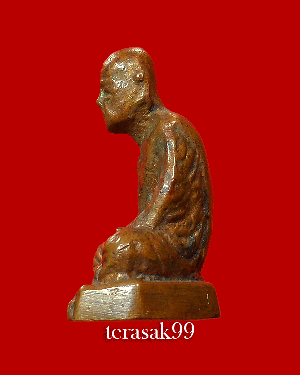 รูปหล่อโบราณ ฐานหกเหลี่ยม ปี2513 หลวงพ่อสงฆ์ วัดเจ้าฟ้าศาลาลอย ชุมพร