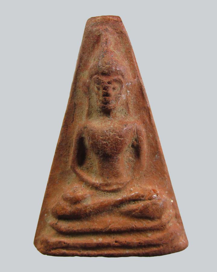 พระผงสุพรรณ วัดพระศรีรัตนมหาธาต สุพรรณ รุ่นจงอางศึก ปี 2510 รุ่นแรก