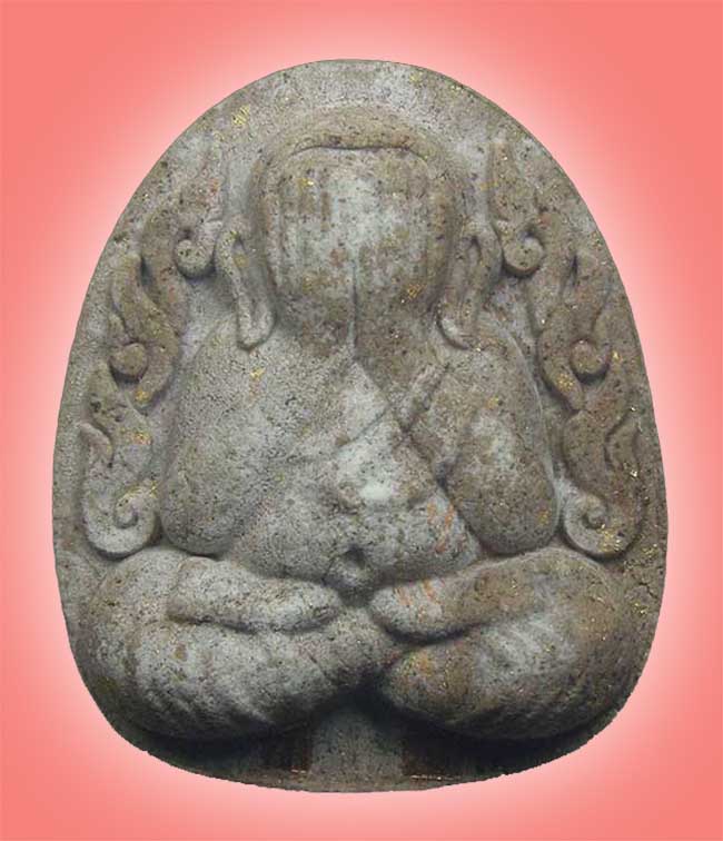 ปิดตากนกข้างบูชาครู หลวงปู่นงค์ วัดบางน้ำชน ก.ท.ม.