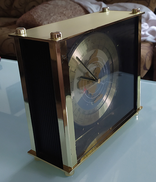 นาฬิกาตั้งโต๊ะวินเทจรุ่นเก่าหายาก SEIKO ของแท้ ตัว World Time ดูเวลารอบโลกได้ เครื่องไซโก้แท้