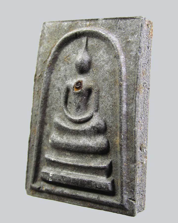 พระสมเด็จรุ่นฟ้าผ่า บรรจุพลอยสีเหลือง วัดพรหมรังษี เขตบางขุนเทียน ปี2521(หลวงปู่โต๊ะ ปลุกเสก)