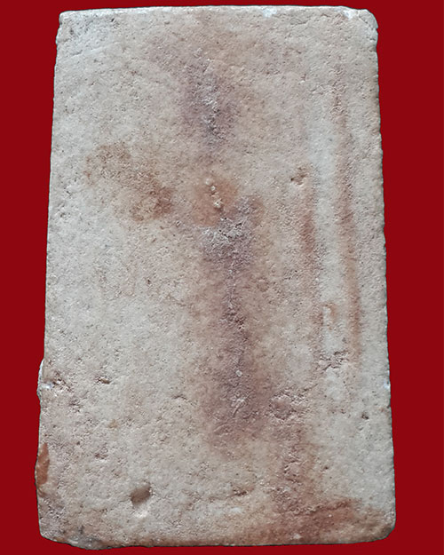 พระเนื้อผงพิมพ์ทรงพระสมเด็จ หลวงปู่หิน วัดระฆัง พิมพ์อกครุฑเศียรบาตรแช่น้ำมนต์