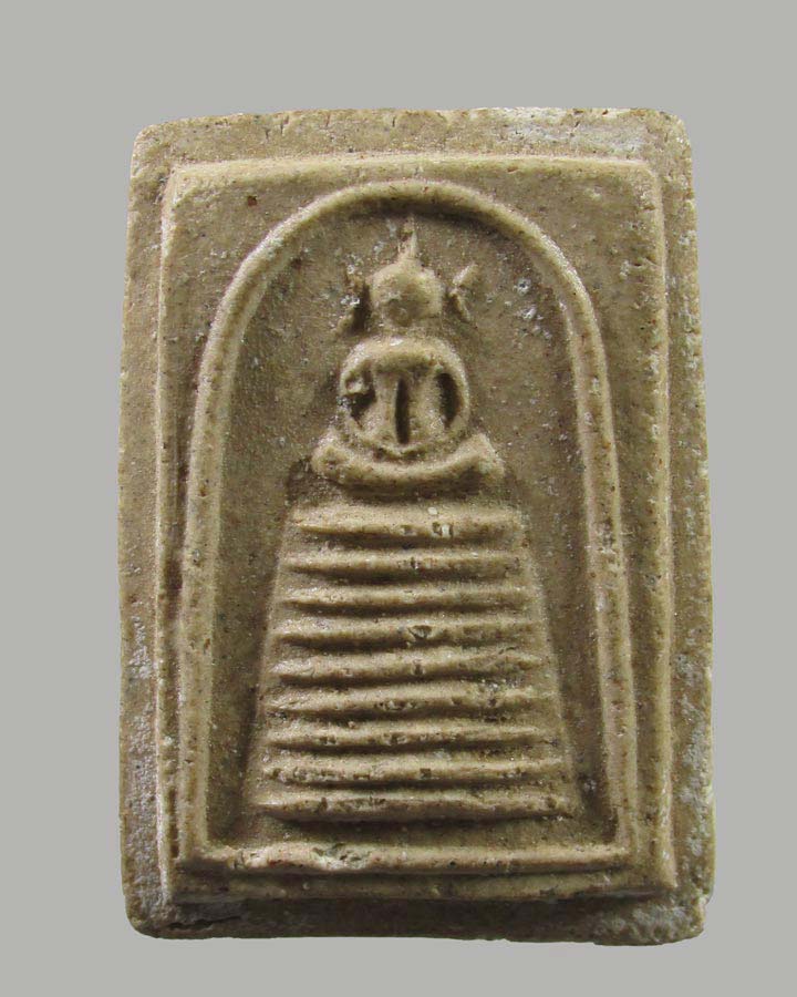 พระสมเด็จ หลวงพ่อวัดน้อย วัดสิงห์สุทธาวาส รุ่นแรก อ.บางไทร ปี 2516 (ปั้มตราวัด)