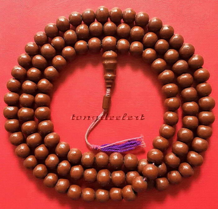 ประคำผงว่านเกสรจัมโบ้(ประคำครู) รุ่นแรกหลวงพ่ออุตตมะ วัดวังก์วิเวการาม อ.กาญจนบุรี หายาก สวยมากค่ะ