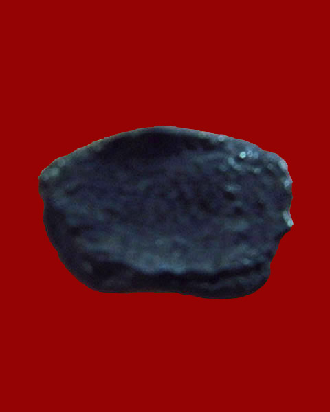 พระปิดตาข้าวตอกแตก เนื้อผงดำ วัดหนัง