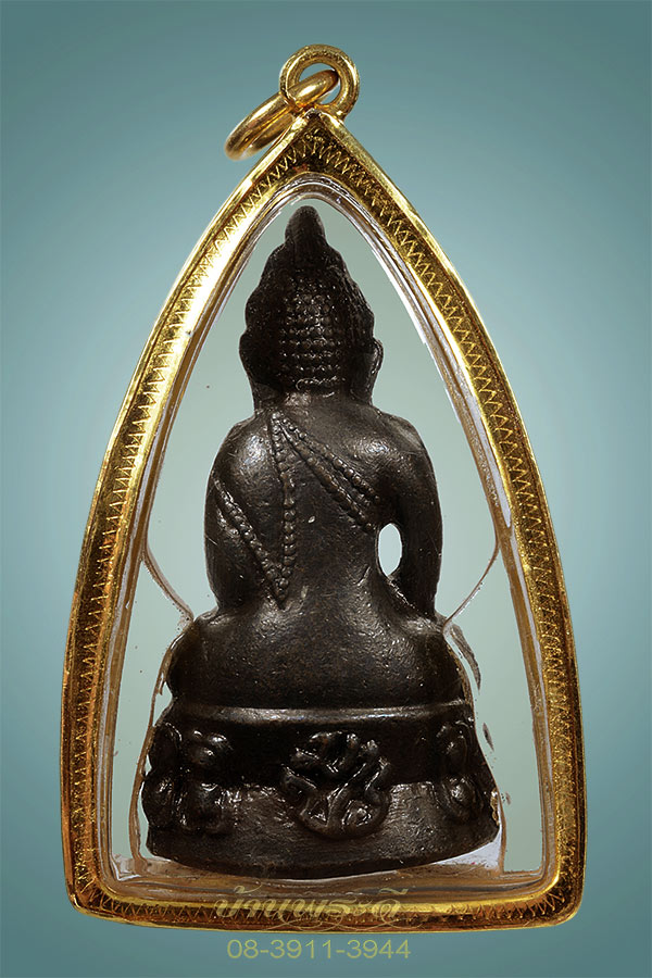 พระกริ่งโสฬส หลวงปู่ทิมร่วมเสก เลี่ยมจับขอบทอง ปี 2515