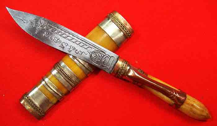 400บาทส่งEMS***มีดหมอลายเสมาใบ โพธิ์  ***มีดหมอลายเสมาใบโพธิ์